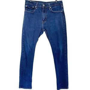 Levi’s 512 Men’s Blue Jeans Size 34 x 32 Read* Classic Denim Red Tab Straight.